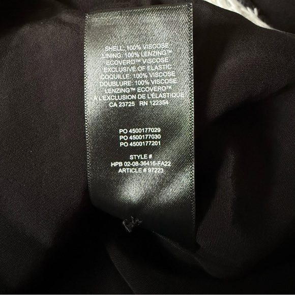 NWT Aritzia Brand Sunday Best Delilah Black Peasant Style Mini Dress Size L - Picture 10 of 10